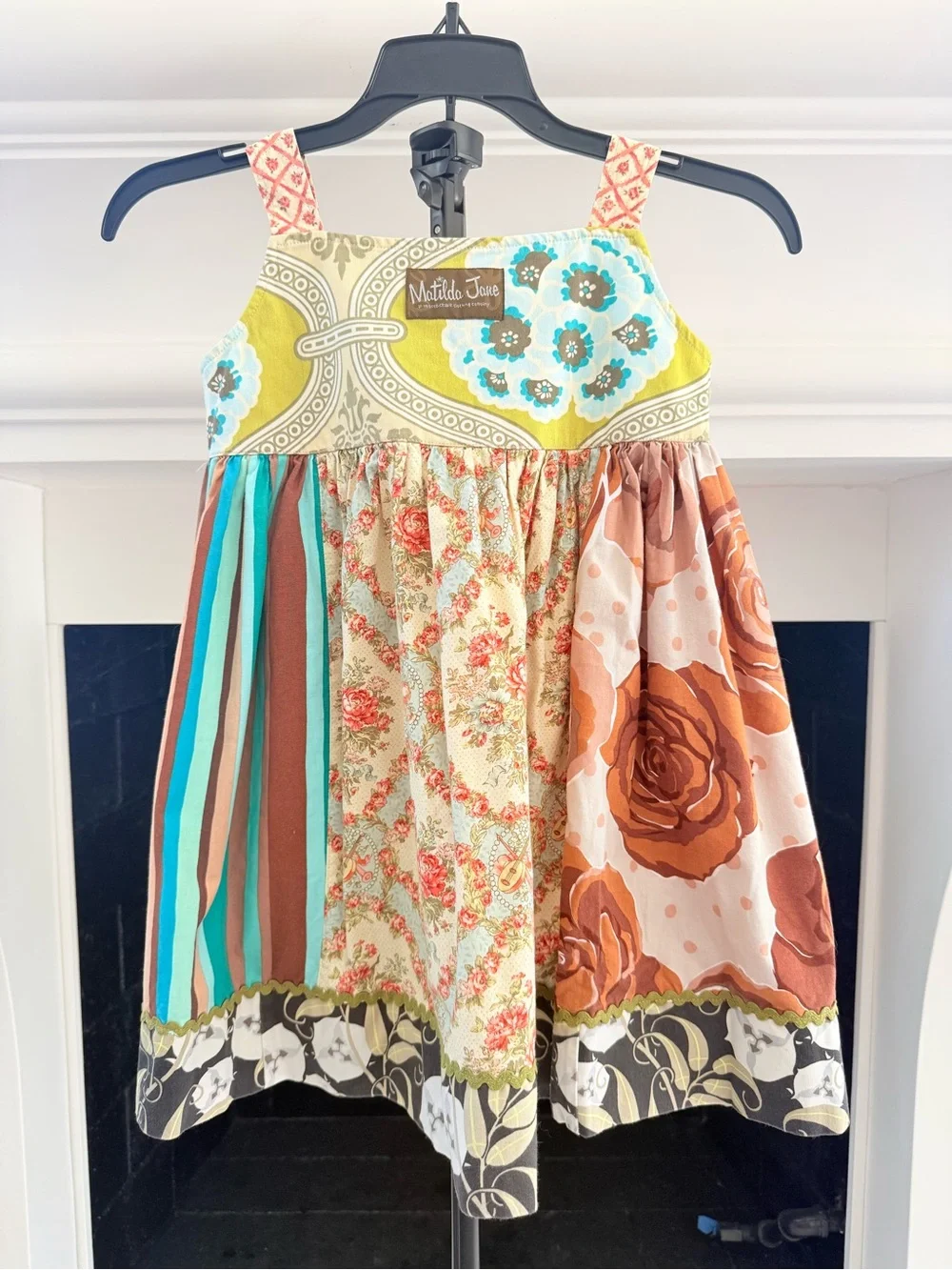 Matilda Jane Multi-Pattern Dress - Floral & Stripe